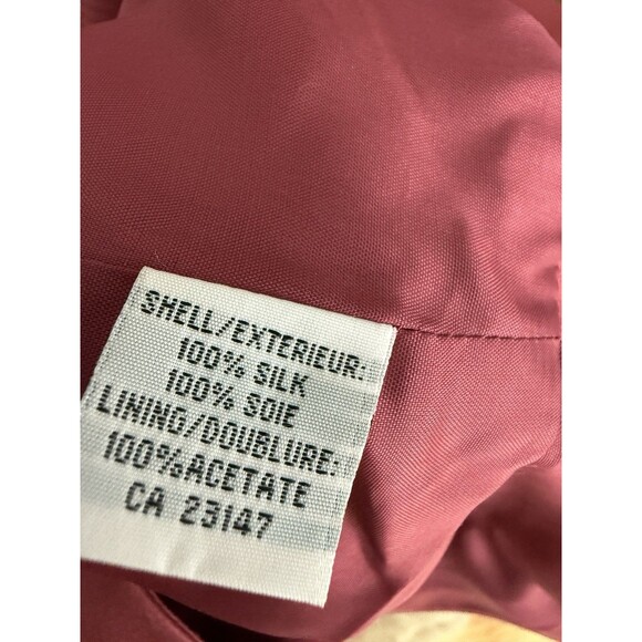 Talbots Womens Corpcore Career Old Money Silk Jacket‎ Blazer Size 4 Quiet Luxury - Picture 3 of 8